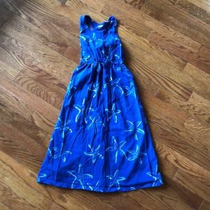Gymboree blue starfish maxi dress size 5